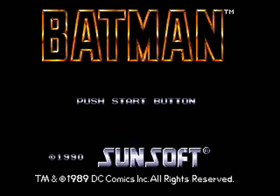 Batman Title Screen