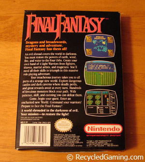 NES Final Fantasy Back
