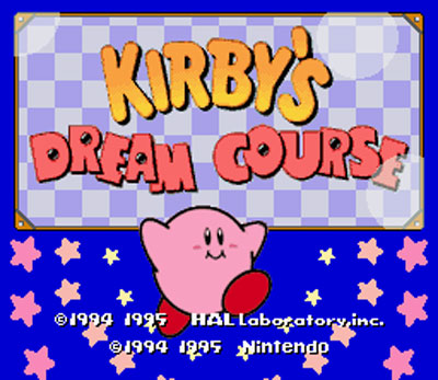 Kirby's Dream Course