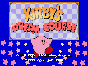 Kirby's Dream Course
