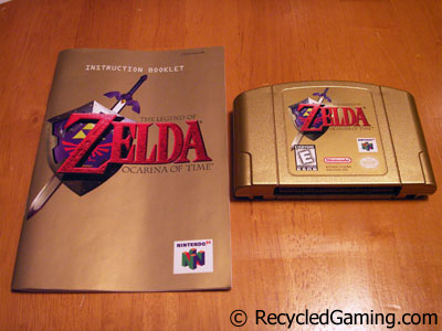 N64 Zelda Manual and Cartridge
