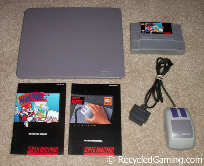 Mario Paint With Super NES Mouse 
